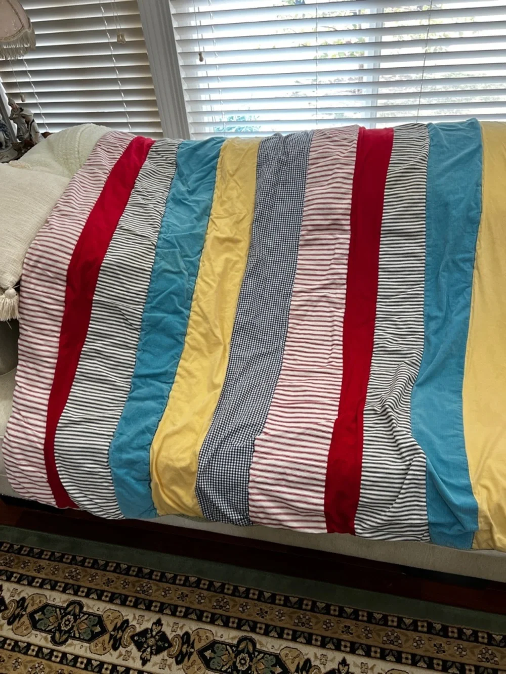 Pottery Barn Kids & Dr. Seuss 5 PCs. Set Bending Comforter Sheets Shams Sz Twin